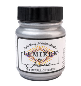 Jacquard Jacquard Lumiere Acrylic Paint, Metallic Silver 2¼oz