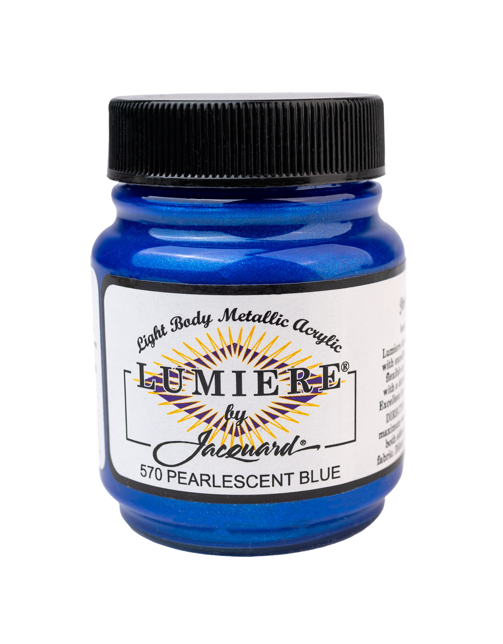 Jacquard Jacquard Lumiere Acrylic Paint, Pearlescent Blue 2¼oz