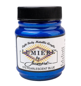 Jacquard Jacquard Lumiere Acrylic Paint, Pearlescent Blue 2¼oz