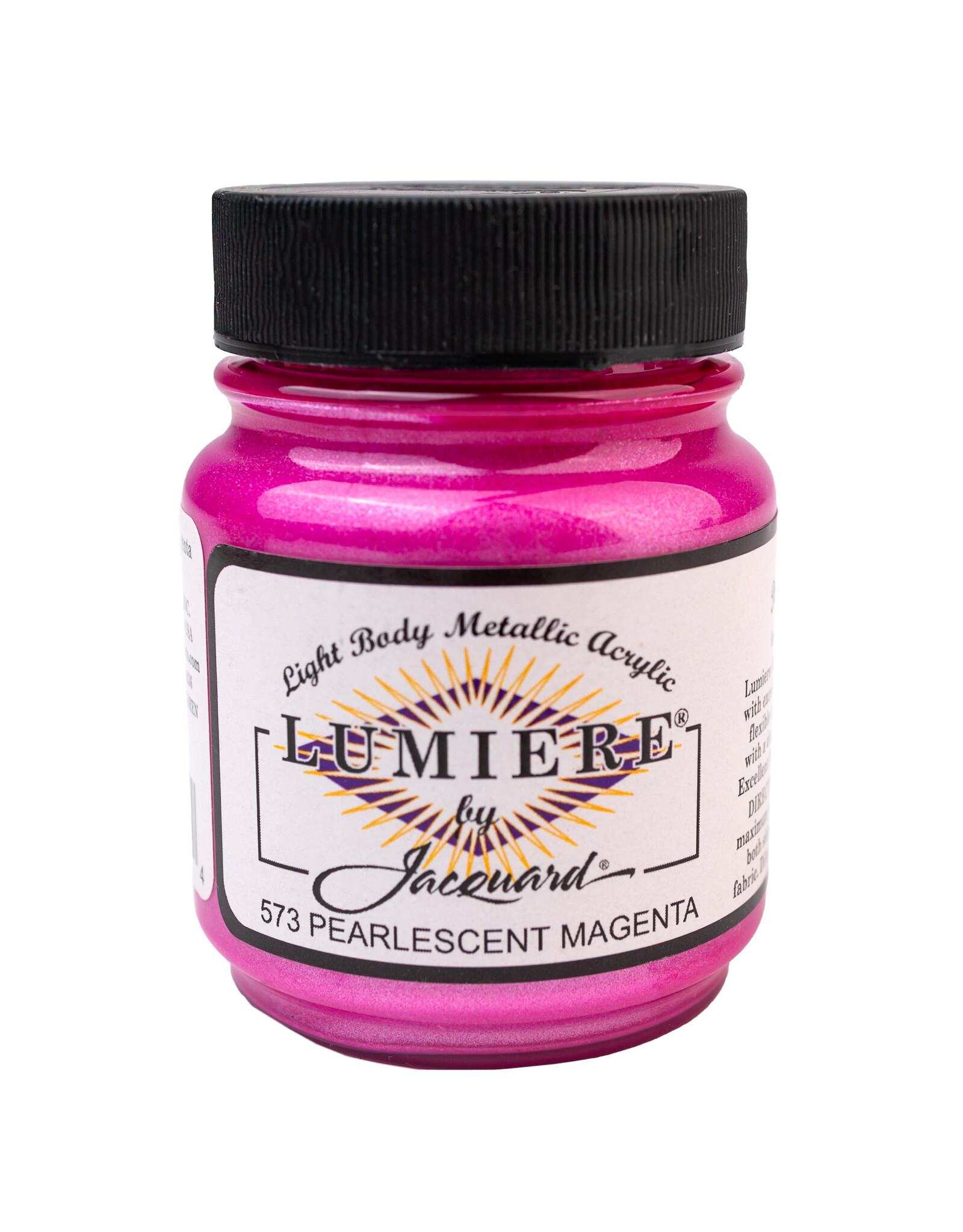 Jacquard Jacquard Lumiere Acrylic Paint, Pearlescent Magenta 2¼oz