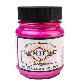 Jacquard Jacquard Lumiere Acrylic Paint, Pearlescent Magenta 2¼oz