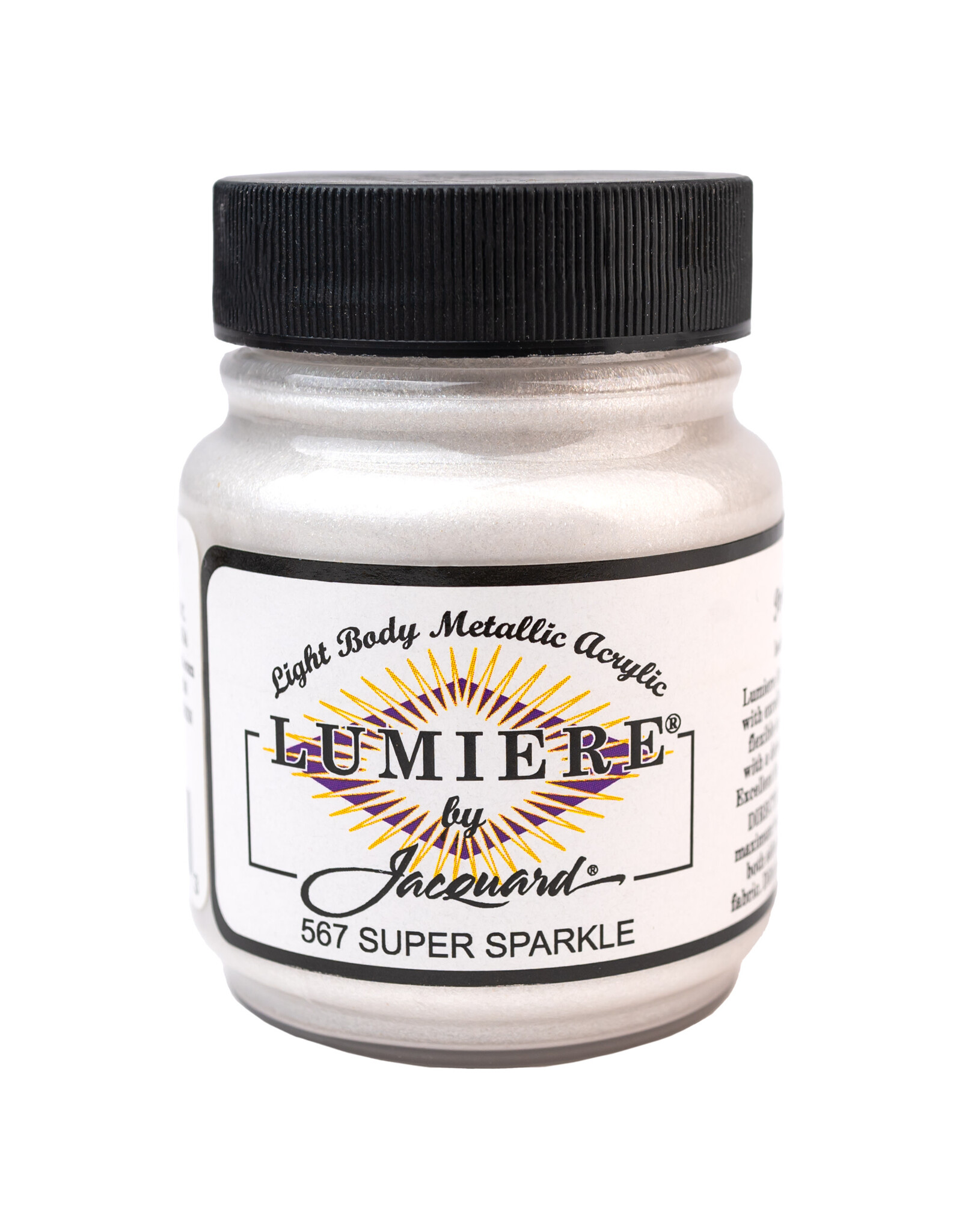 Jacquard Jacquard Lumiere Acrylic Paint, Super Sparkle 2¼oz