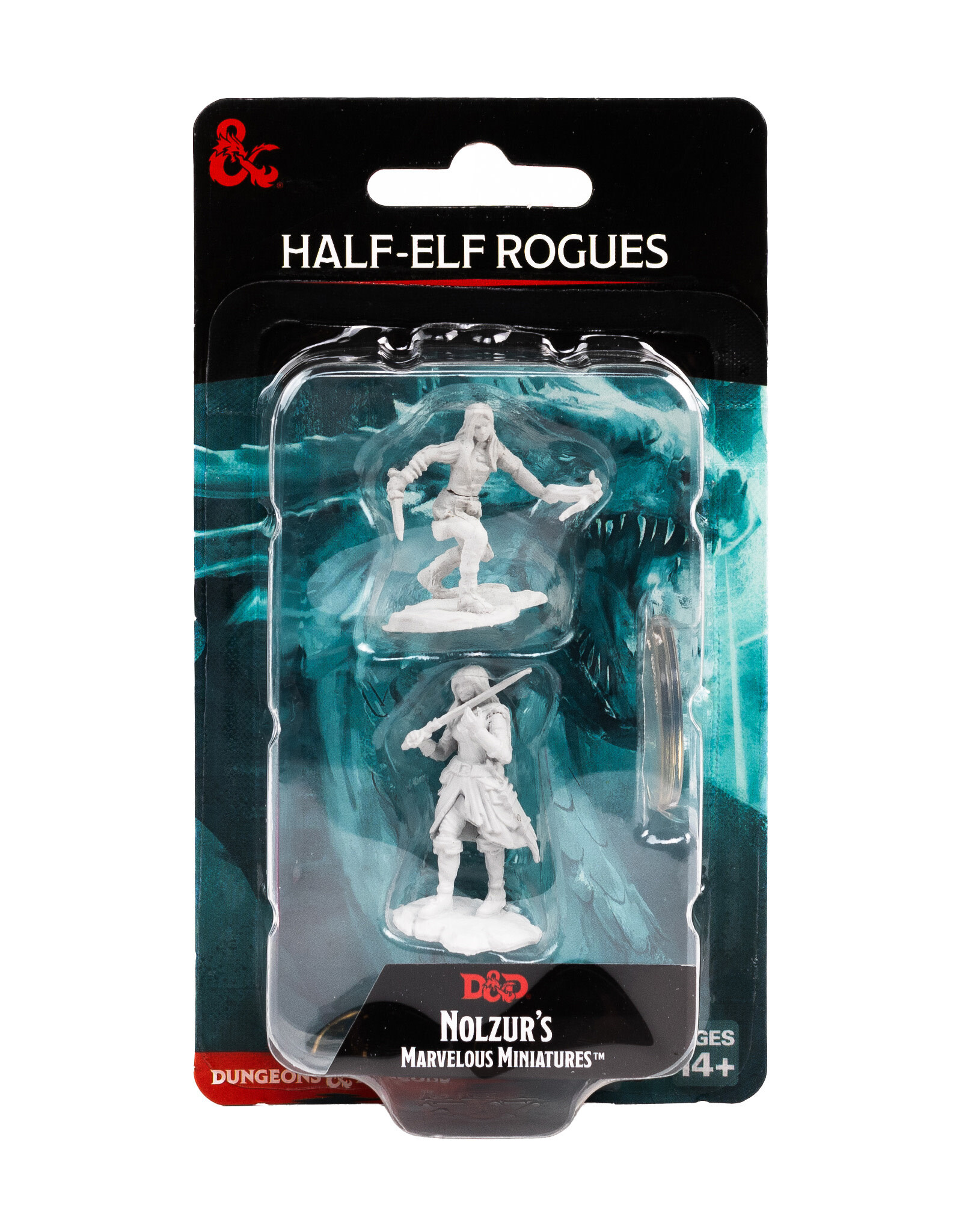 WIZKIDS D&D Nolzur`s Marvelous  Miniatures  Half-Elf Rogue Female
