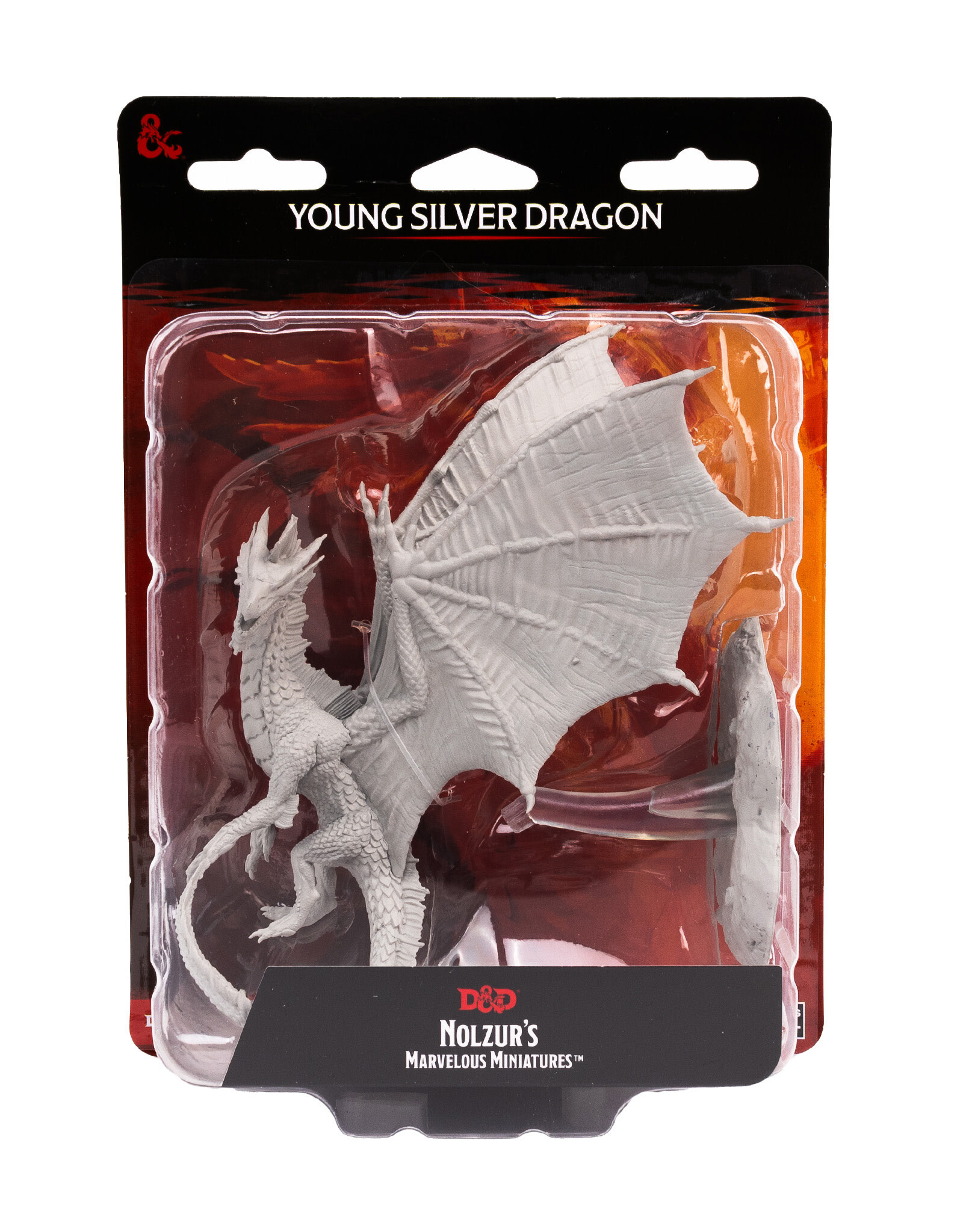 WIZKIDS D&D Nolzur`s Marvelous  Miniatures Young Silver Dragon
