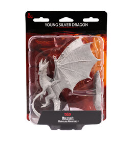 WIZKIDS D&D Nolzur`s Marvelous  Miniatures Young Silver Dragon