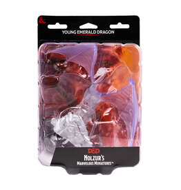 WIZKIDS D&D Nolzur`s Marvelous  Miniatures  Young Emerald Dragon