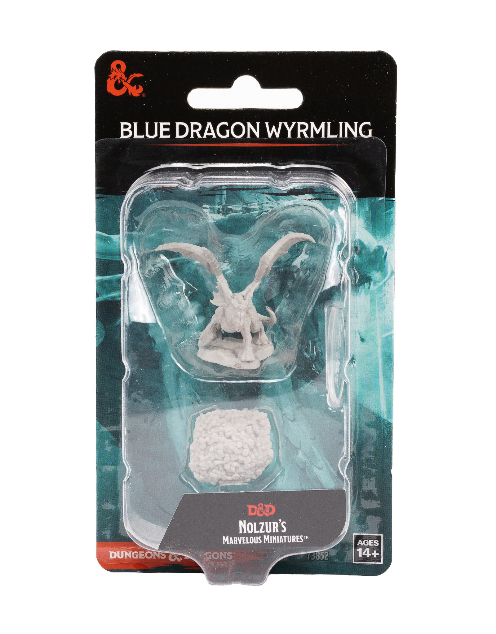 WIZKIDS D&D Nolzur`s Marvelous  Miniatures Blue Dragon Wyrmling