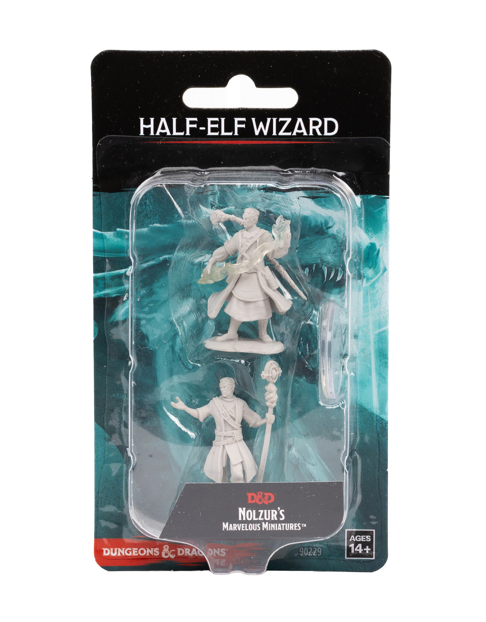 WIZKIDS D&D Nolzur`s Marvelous  Miniatures HalfElf Wizard Male