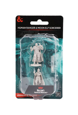 WIZKIDS D&D Nolzur`s Marvelous  Miniatures  Human Ranger & Moon Elf Sorcerer