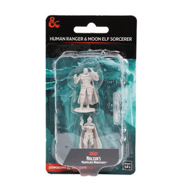 WIZKIDS D&D Nolzur`s Marvelous  Miniatures  Human Ranger & Moon Elf Sorcerer
