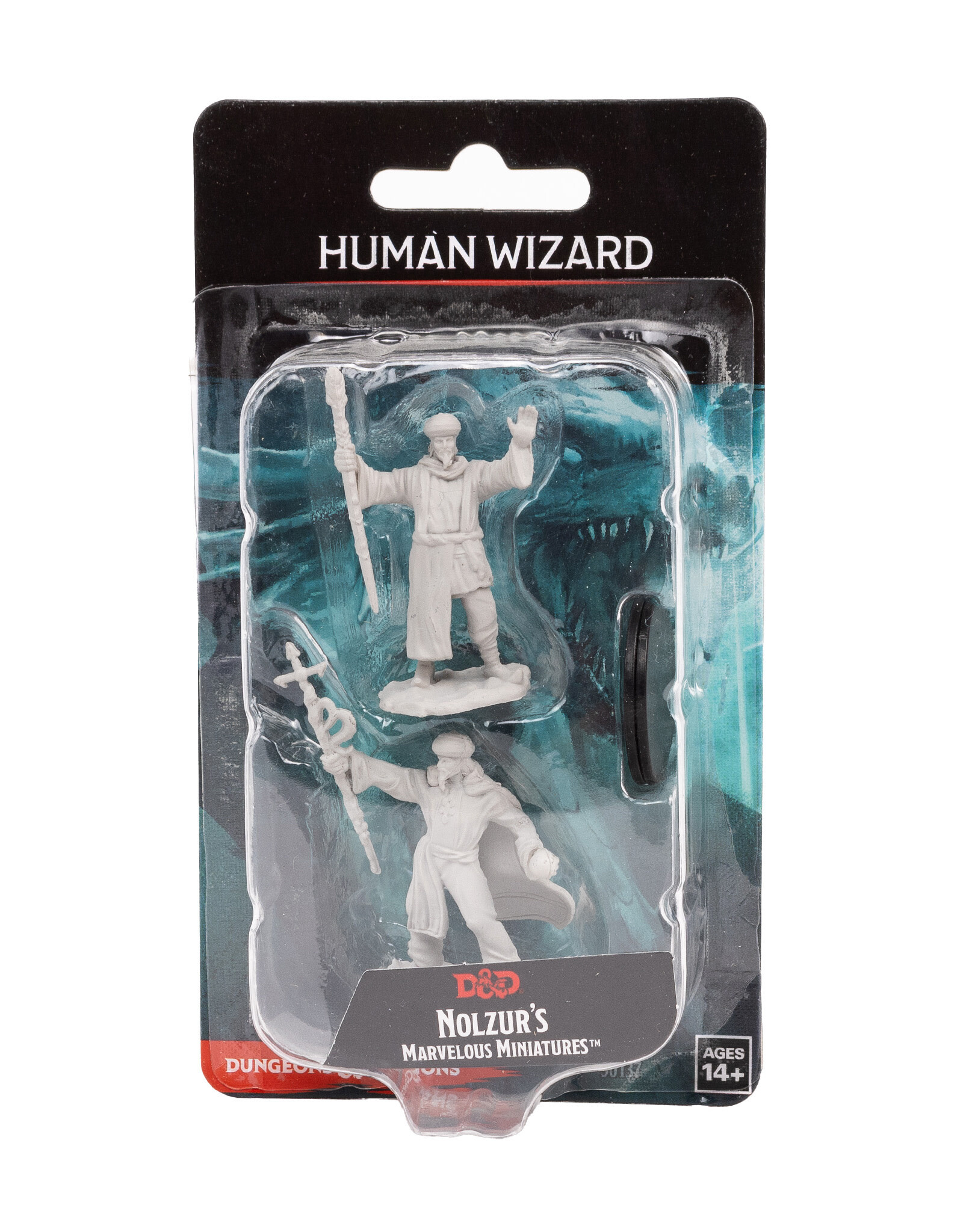 WIZKIDS D&D Nolzur`s Marvelous  Miniatures Human Wizard Male