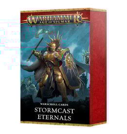 Games Workshop Warscroll Cards Stormcast Eternals