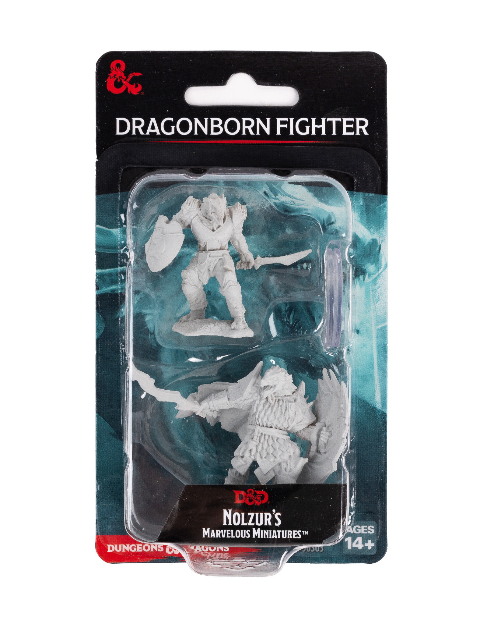 WIZKIDS D&D Nolzur`s Marvelous  Miniatures Dragonborn Fighter Male