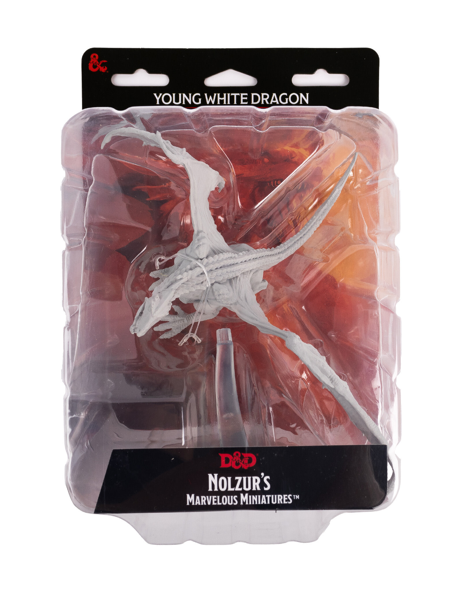 WIZKIDS D&D Nolzur`s Marvelous  Miniatures  Young White Dragon