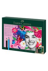 FABER-CASTELL 40 Ct Polychromos and Graphite Matte Gift Set