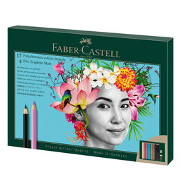 FABER-CASTELL 23 Ct Polychromos and Graphite Matte Gift Set