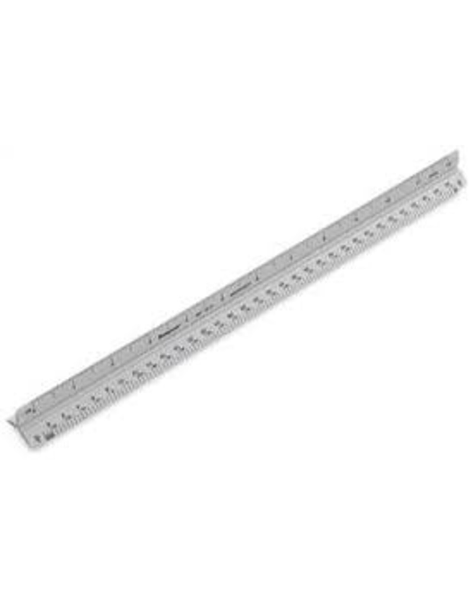 CLEARANCE Alvin 110PC 12" High Impact Plastic Architect Triangular Scale