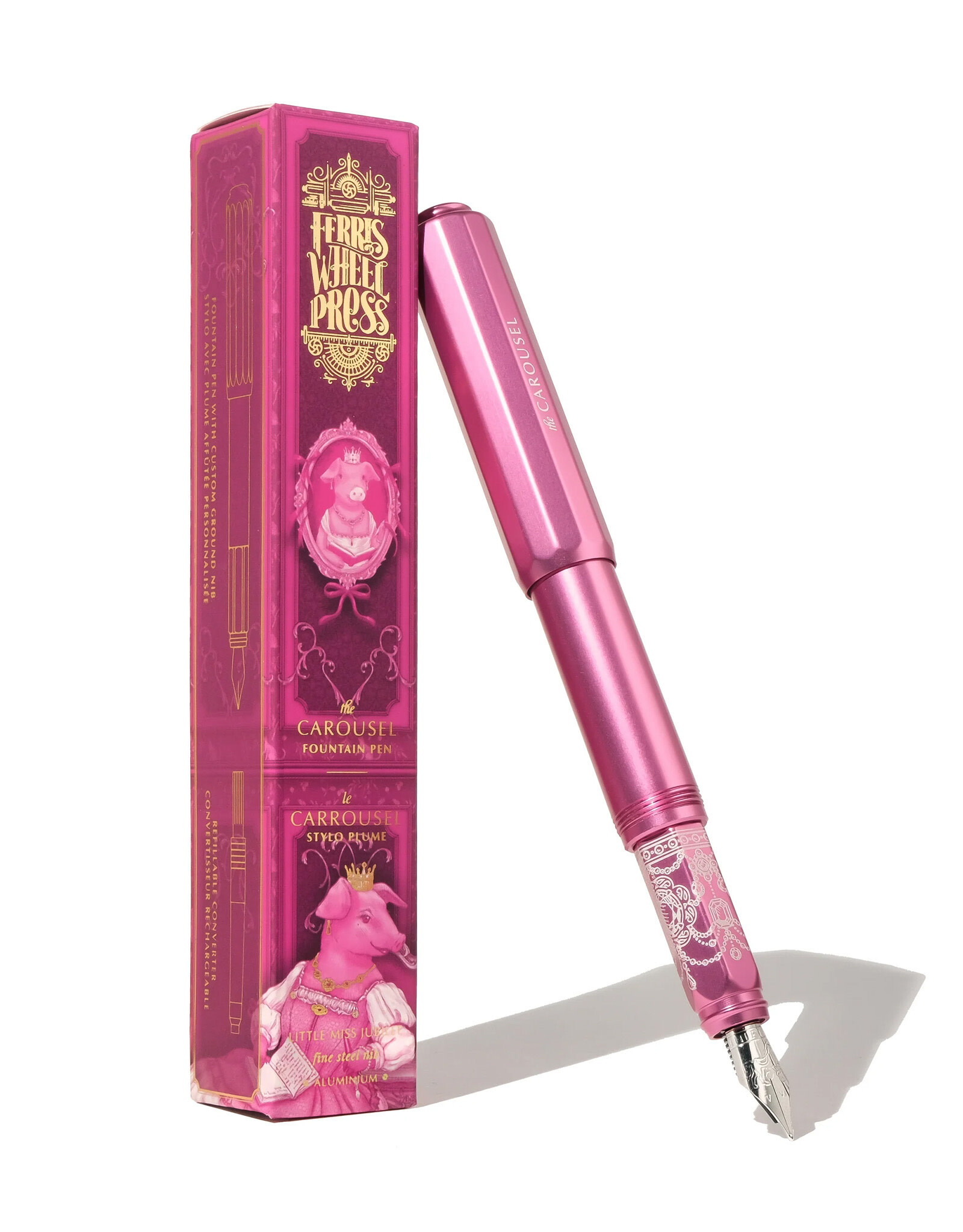 Ferris Wheel Press Carousel Fountain Pen, Little Miss Jubilee (F)