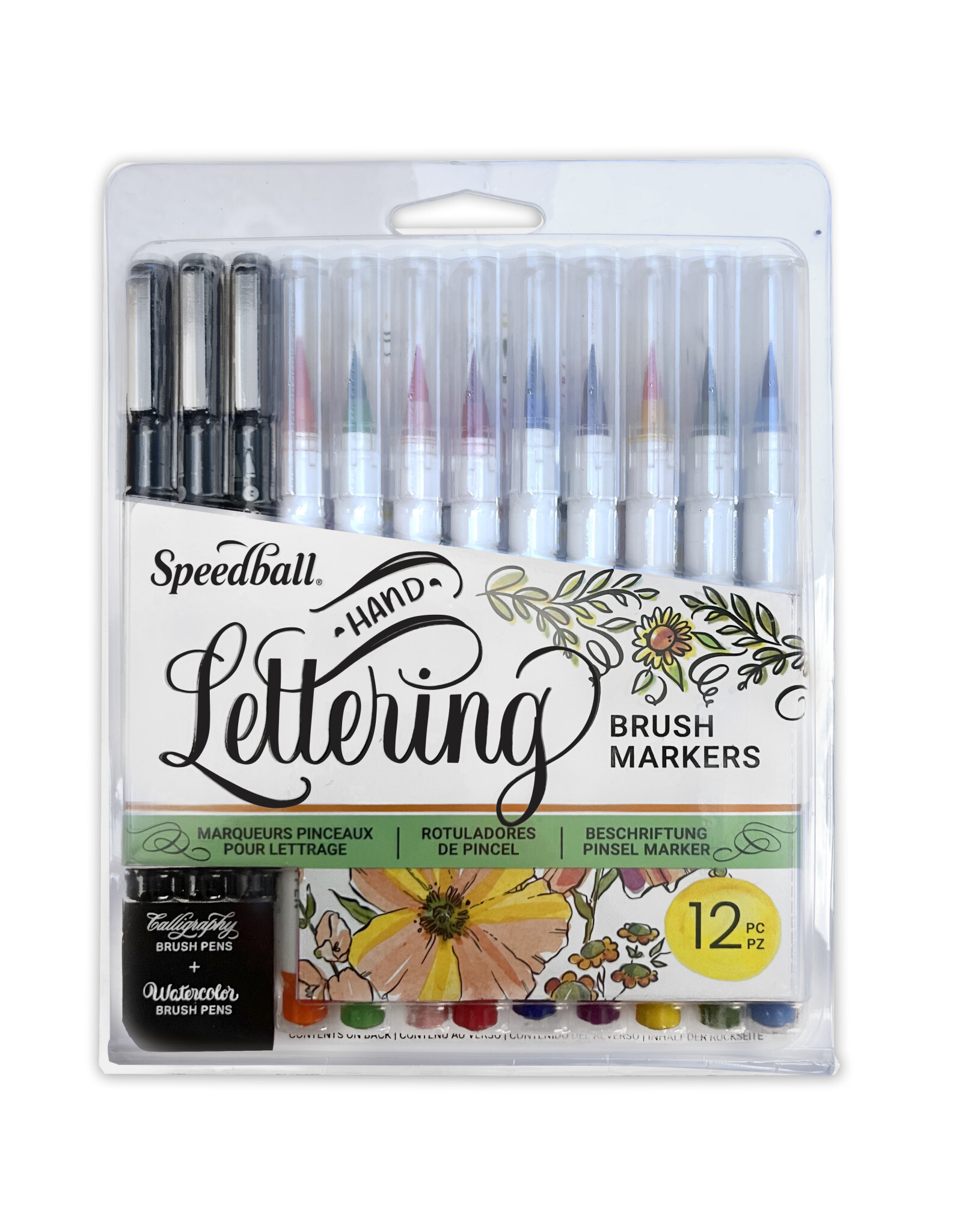 SPEEDBALL ART PRODUCTS Speedball Hand-Lettering Brush Marker Set