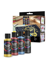 SPEEDBALL ART PRODUCTS Speedball FLEX Fabric Screen Printing Ink Set of 4