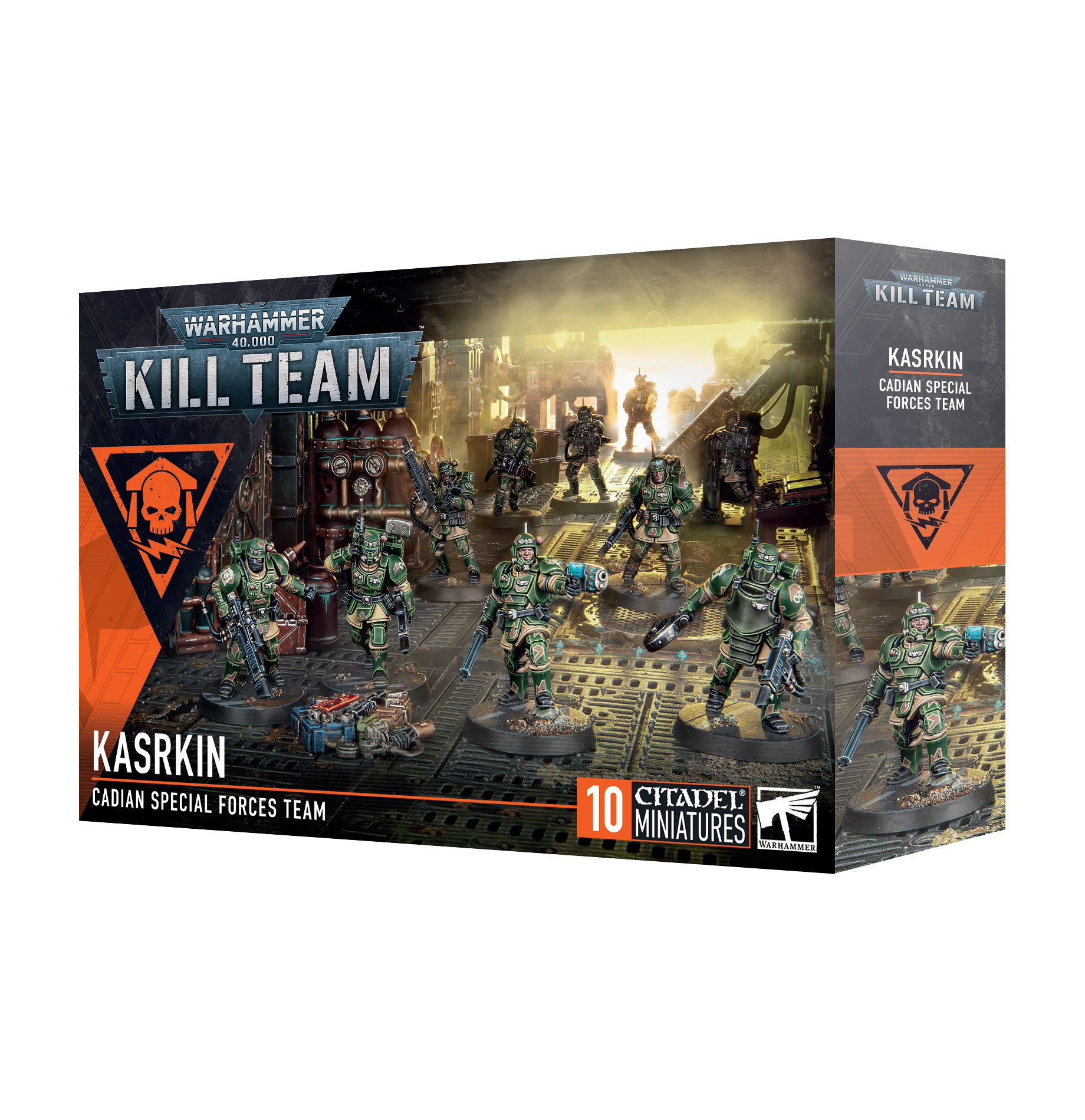 warhammer killteam KASRKIN 塗装済　未塗装　MIX Kill Team Kasrkin Cadian Special Forces Team - The Art Store