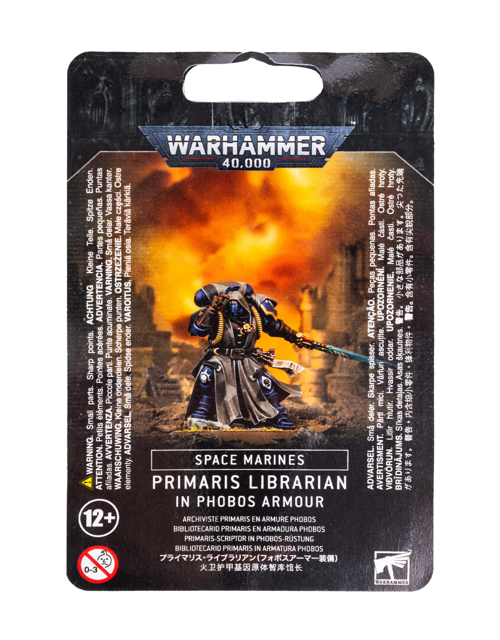 Games Workshop Space Marines Primaris Librarian in Phobos Armour