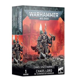Games Workshop Chaos Space Marines Chaos Lord in Terminator Armour / Chaos Sorcerer in Terminator Armour