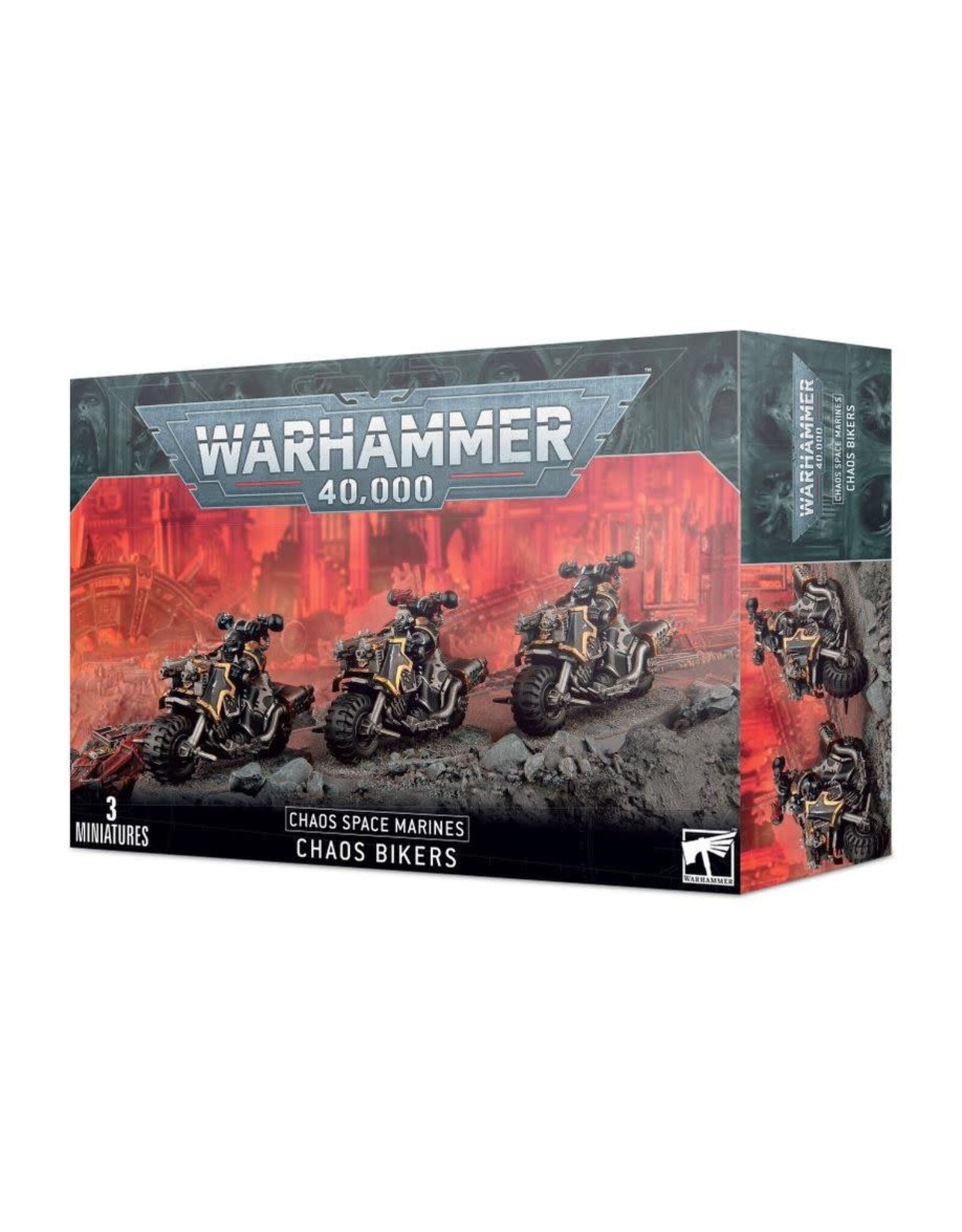 Games Workshop Chaos Space Marines Bikers