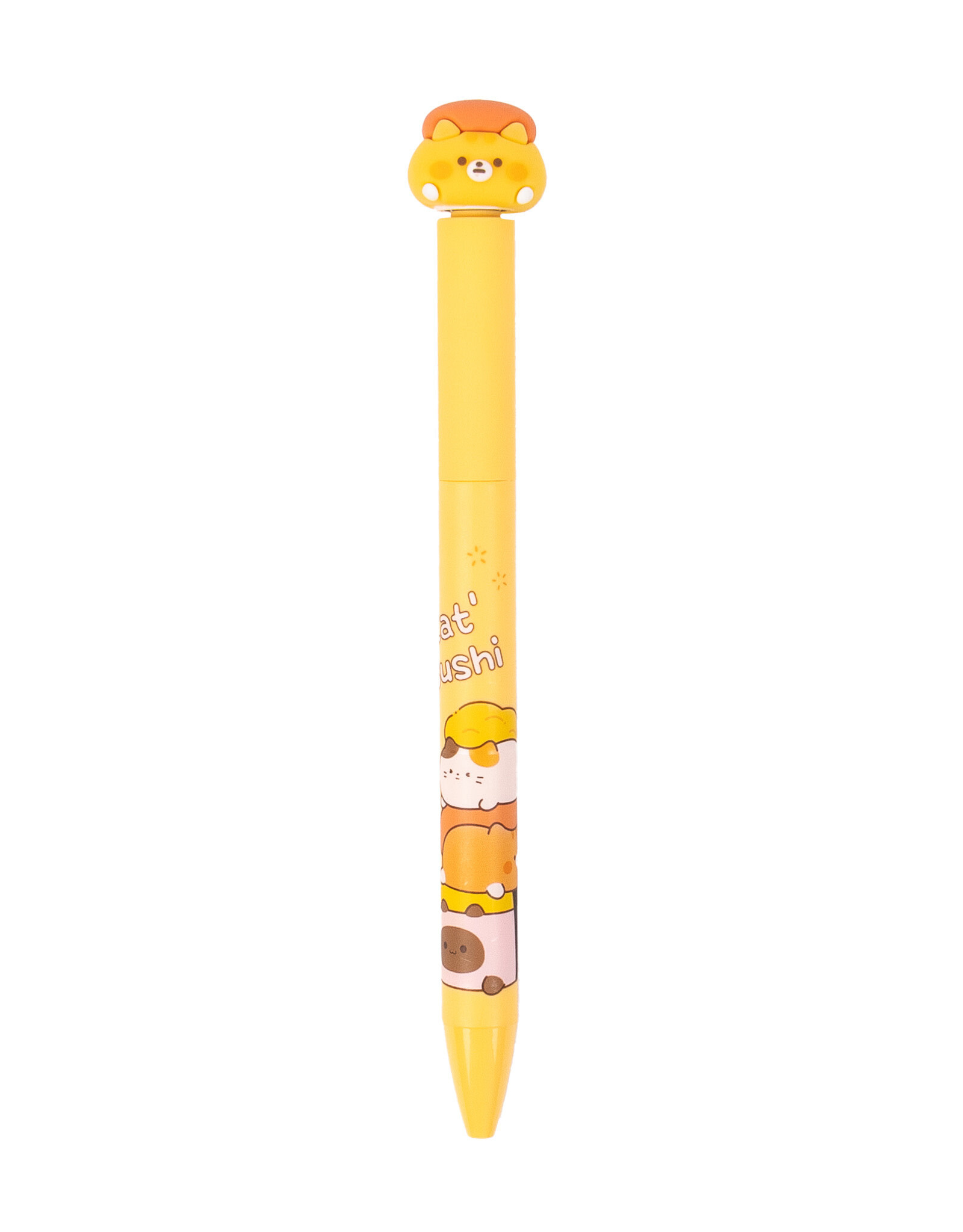 BCmini BCmini Sushi Cat Spinning Retractable Gel Pen