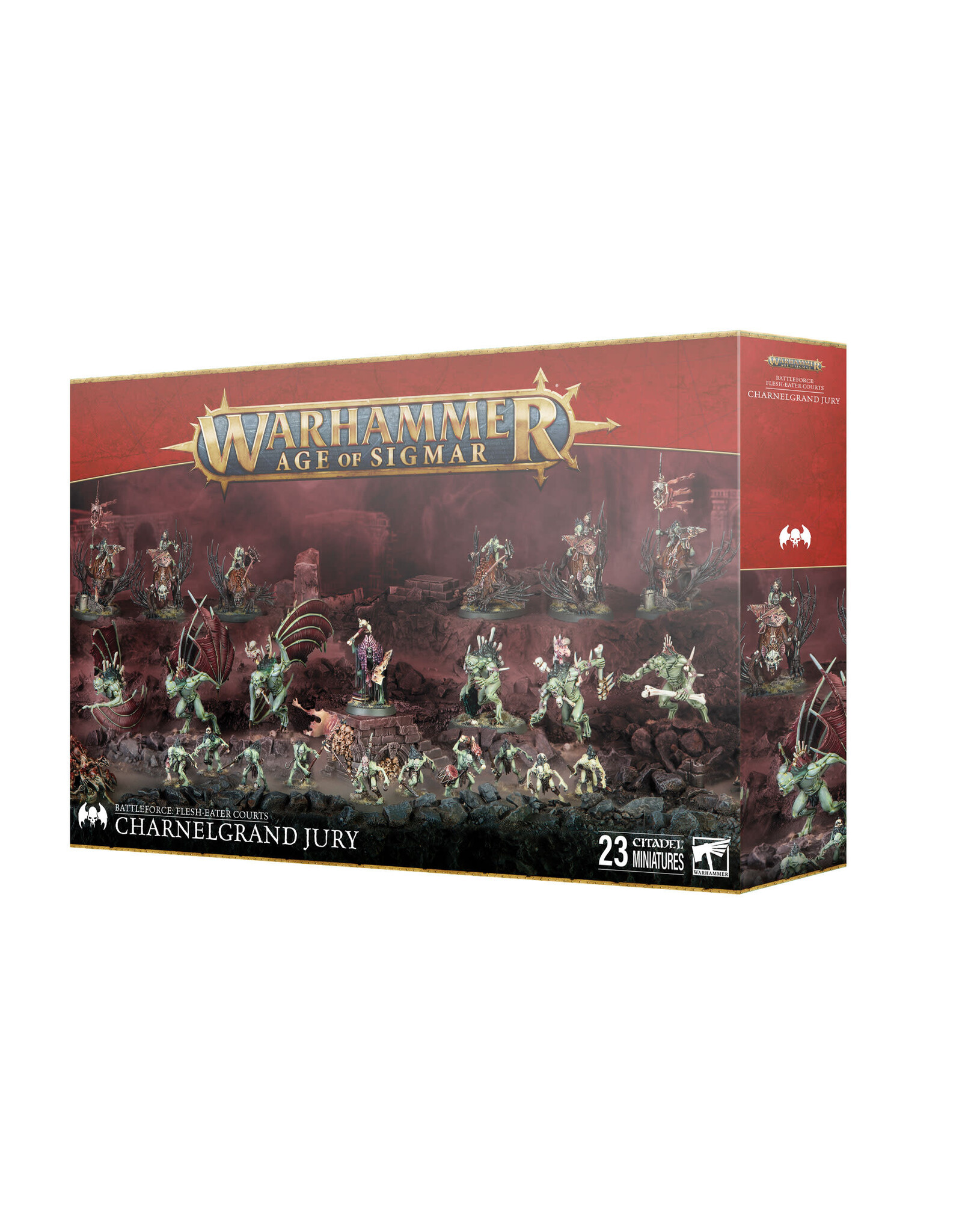 Games Workshop Flesh-Eater Courts Battleforce Charnelgrand Jury WHILE SUPPLIES LAST