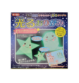 AITOH Aitoh Origami Paper, Glow in the Dark, 5 Sheets
