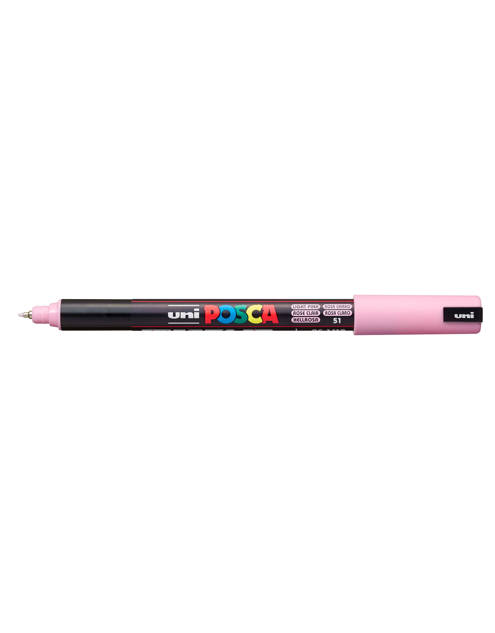 POSCA Uni POSCA Paint Marker, Extra Fine Metal Tip, Light Pink