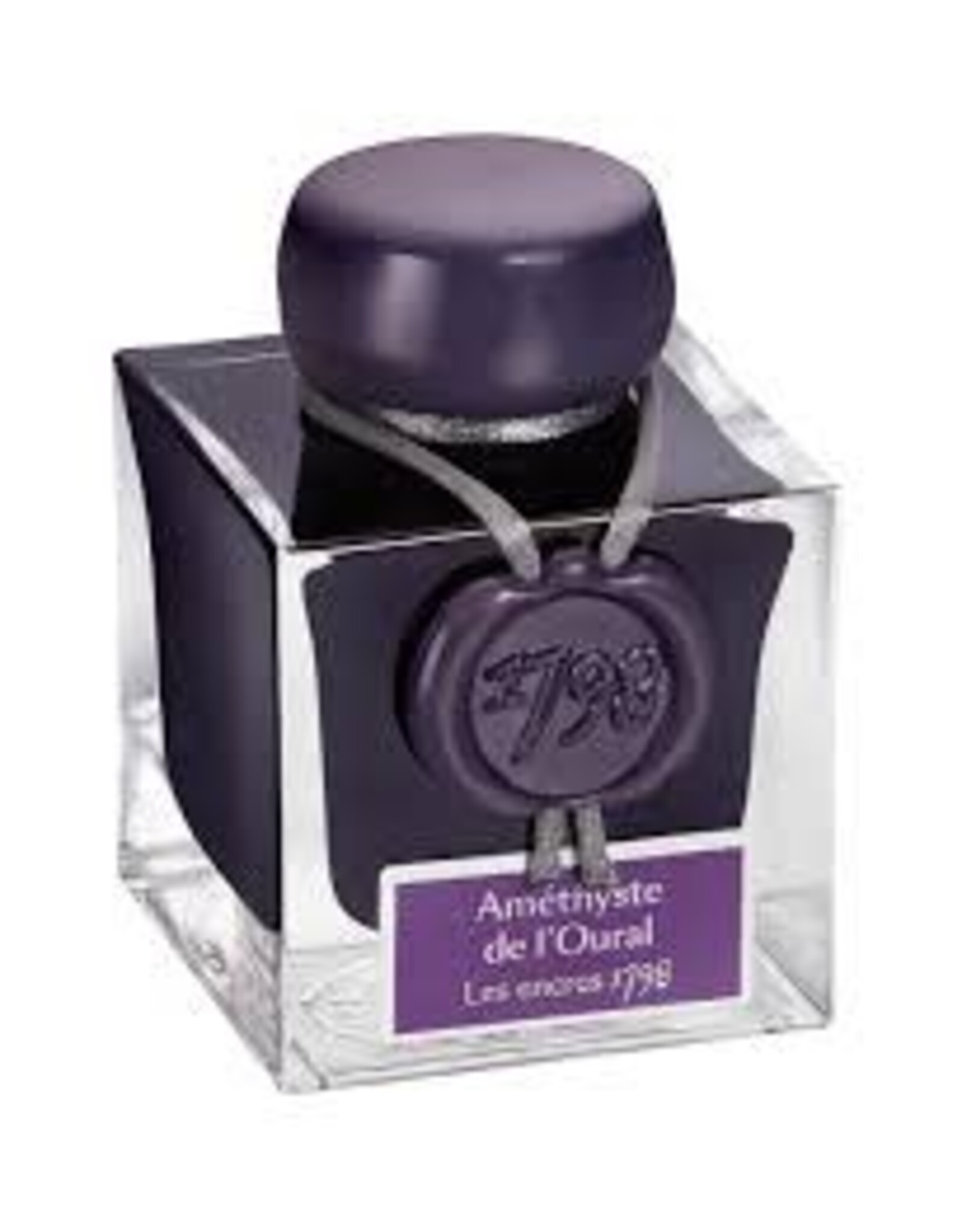 Herbin Herbin 1798 Anniversary Inks, Silver Sheen 50ml Bottle, Amethyste de L'Oural