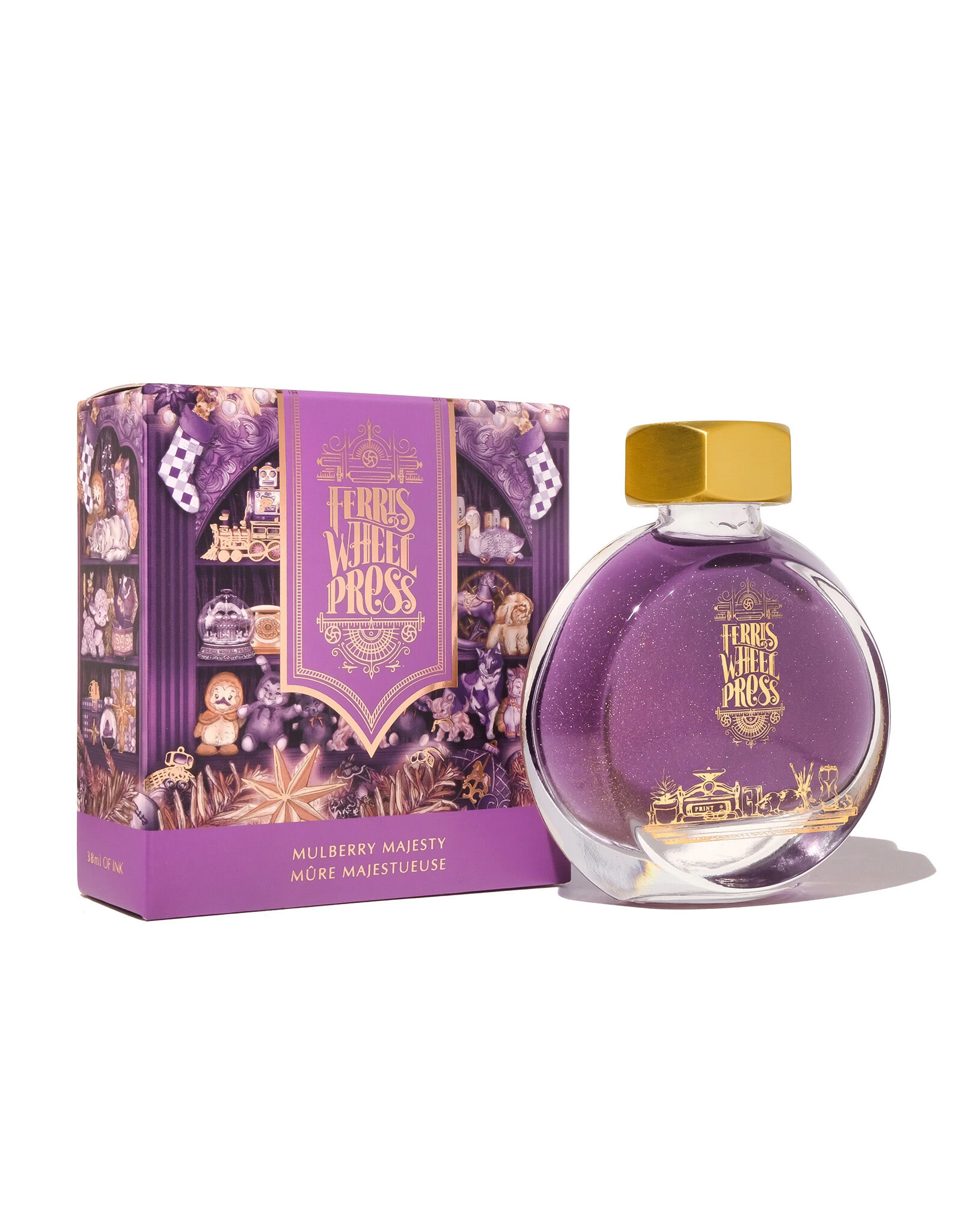 Ferris Wheel Press FWP Everyday Inks, Mulberry Majesty 38ml