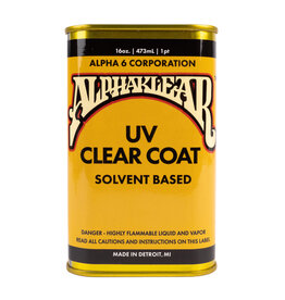 AlphaKlear Solvent UV Clear Coat, 16oz Can