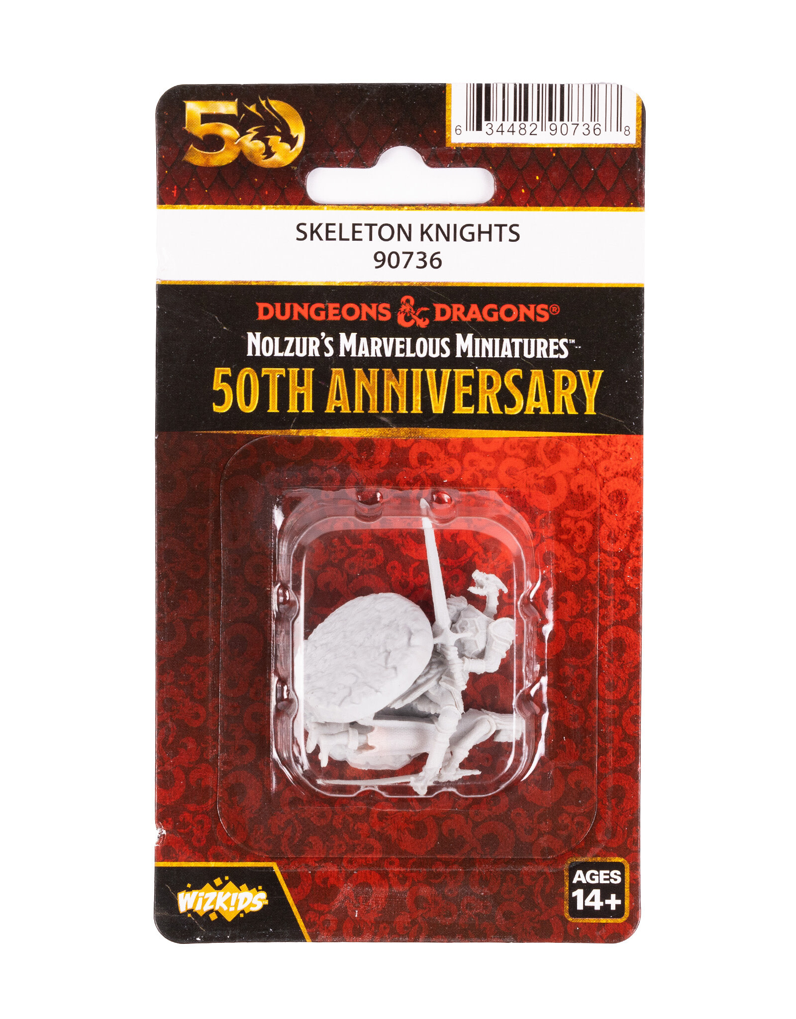 WIZKIDS D&D Nolzur's Marvelous  Miniatures Limited Edition 50th Anniversary  Skeleton Knights
