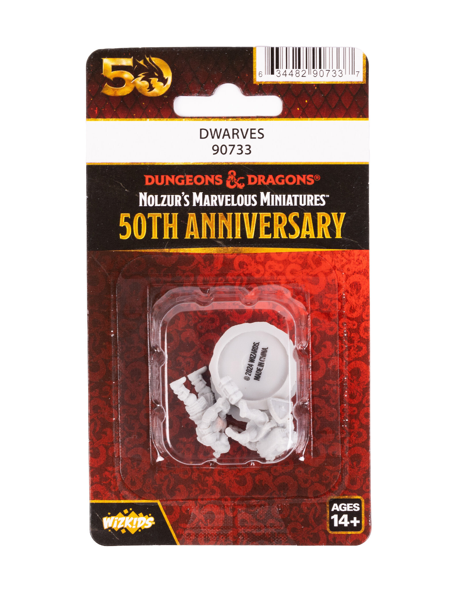 WIZKIDS D&D Nolzur's Marvelous  Miniatures Limited Edition 50th Anniversary  Dwarves