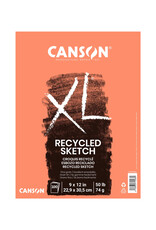 Canson Canson XL Recycled Sketch Pad, 9” x 12”, Glue-Bound Canson Canson XL Recycled Sketch Pad, 9” x 12”, Glue-Bound