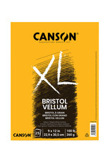 Canson Canson XL Bristol Vellum Pad, 9” x 12”