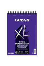 Canson Canson XL Fluid Mixed Media Pad, 9” x 12”