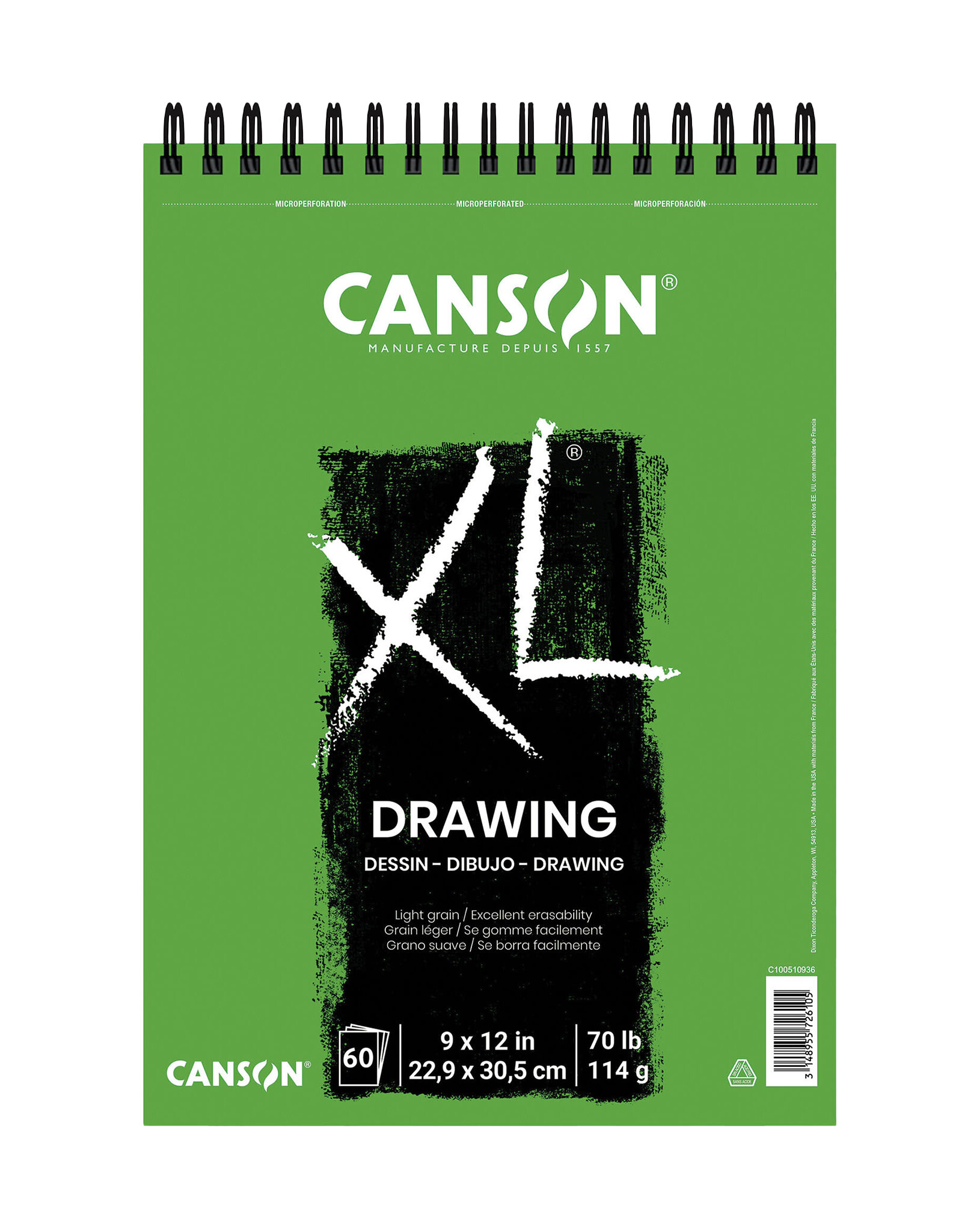 Canson Canson XL Drawing Pad, 9” x 12”