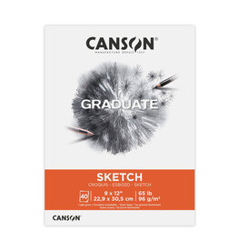 Canson Canson Graduate Sketch Pad, 9” x 12”