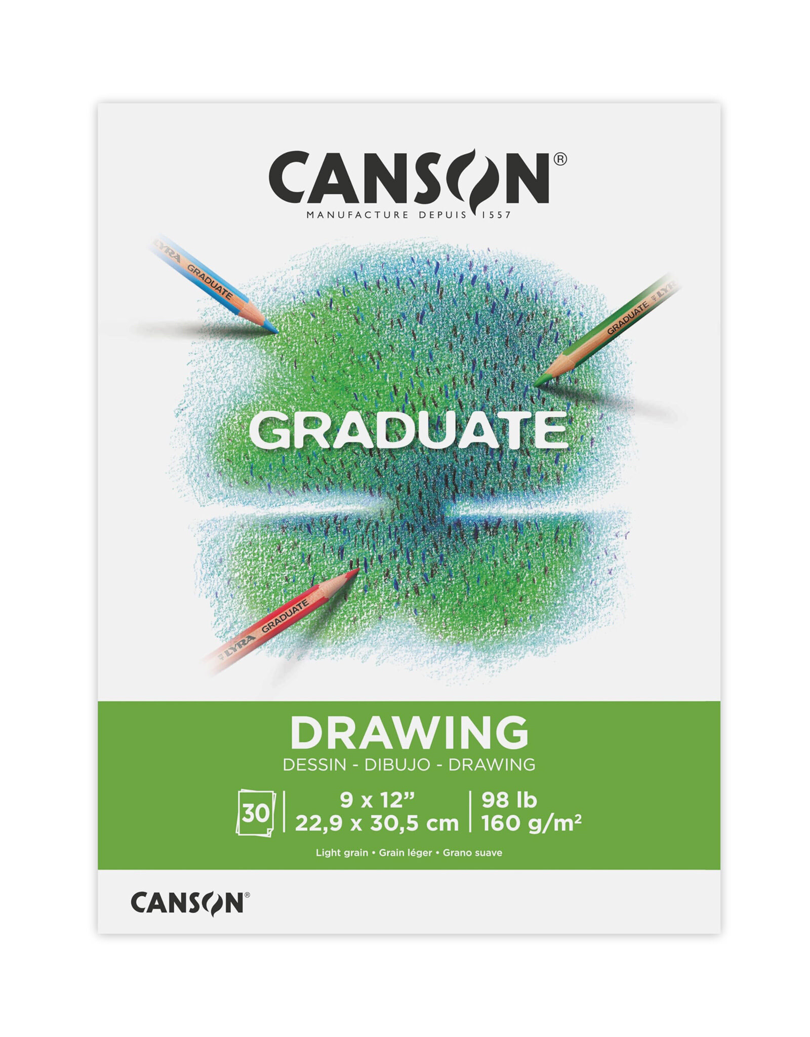 Canson Canson Graduate Drawing Pad, 9” x 12”