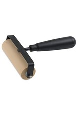 SPEEDBALL ART PRODUCTS 4-Inch Soft Rubber Brayer - Black Handle