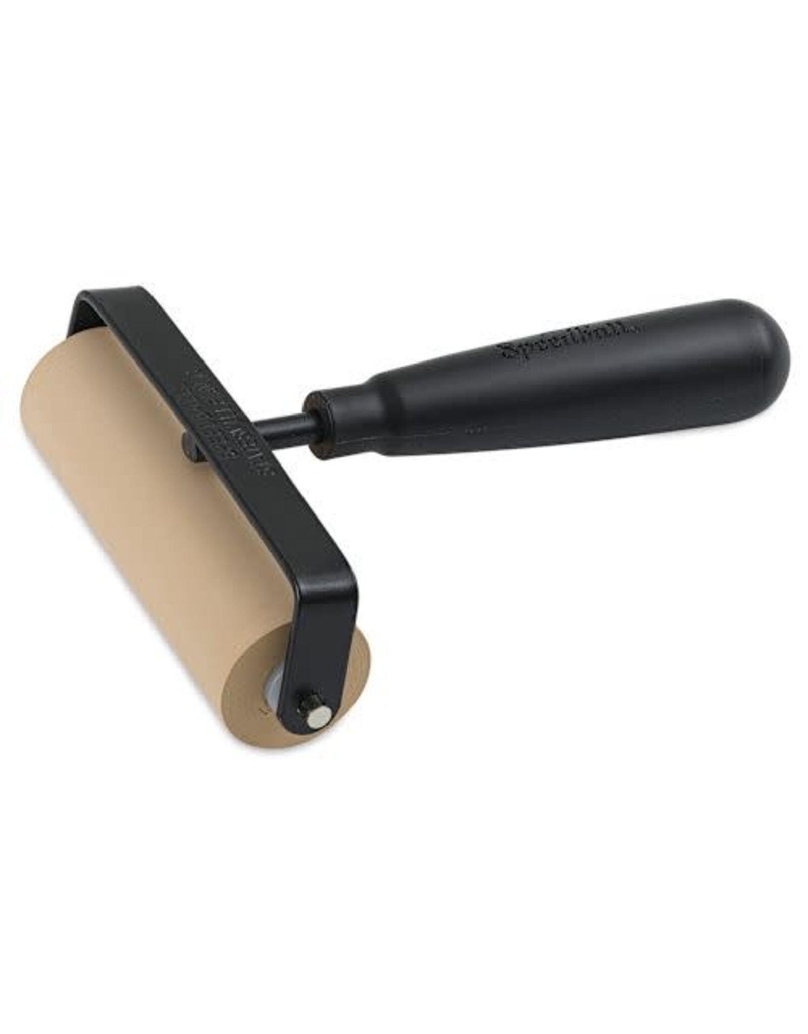 SPEEDBALL ART PRODUCTS 4-Inch Soft Rubber Brayer - Black Handle