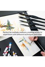 W.A. Portman WA Portman 4pc Quill Brushes #0, #1, #3, #5