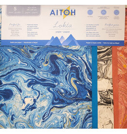 AITOH Aitoh Paper Pack, Marble 8.5" x 11"