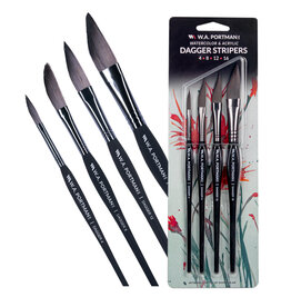 W.A. Portman WA Portman 4pc Dagger Brushes