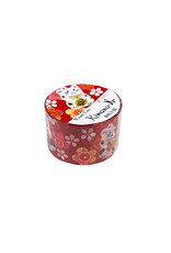 AITOH Aitoh Japanese Washi Tape, Plum Beckoning Cat