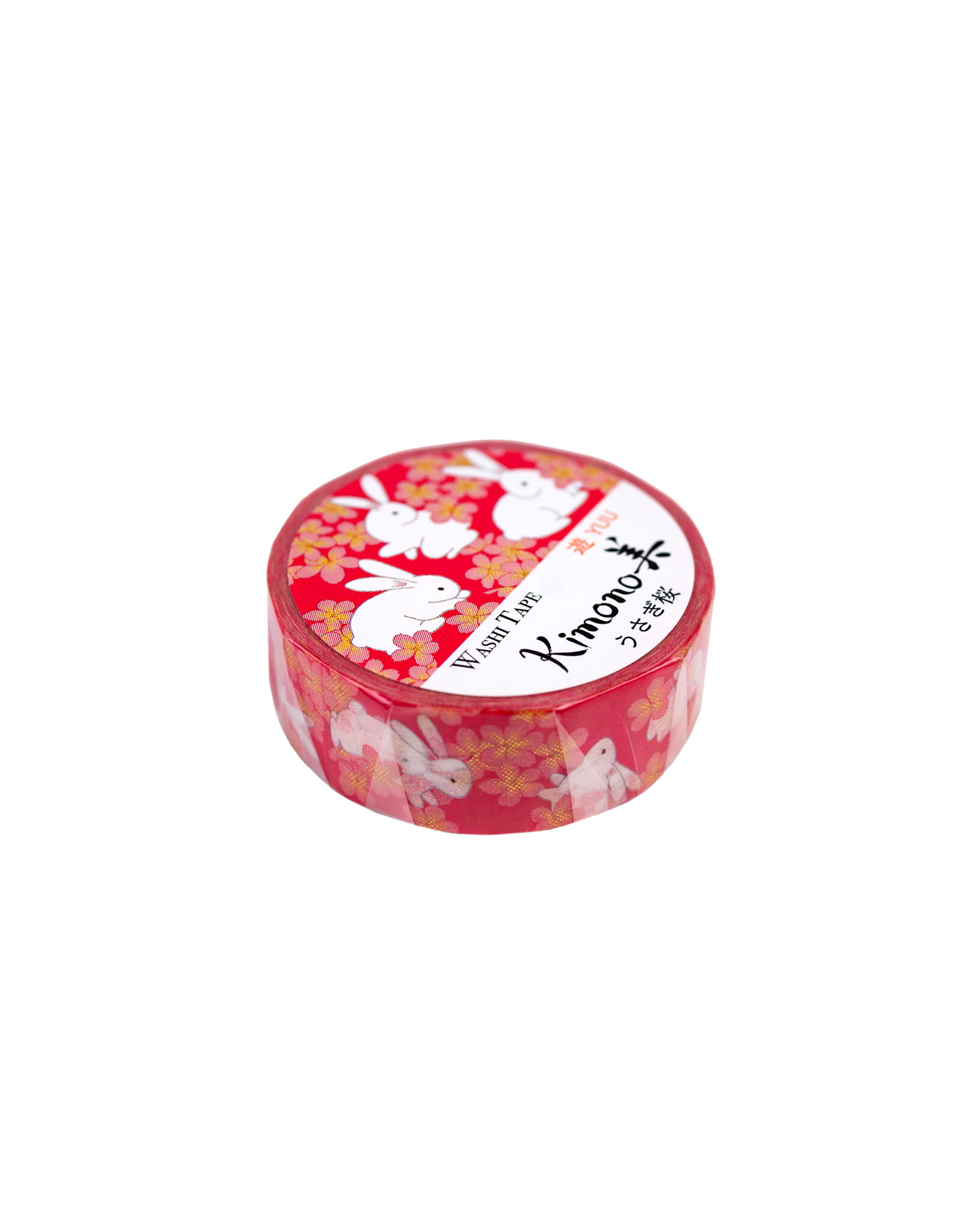 AITOH Aitoh Japanese Washi Tape, Rabbit Cherry